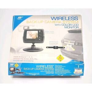 New VR3 VRBCS300W Black Wireless Back Up Camera System With Color LCD Monitor